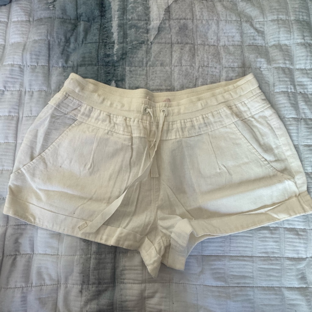 Victoria's Secret Cream Athletic Shorts